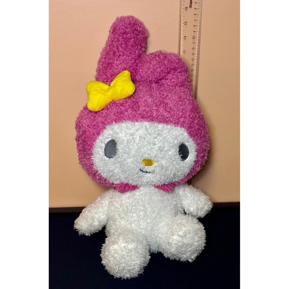 New Sanrio My Melody Plush Backpack Pink White Feather Fleece F25MY65068-XX